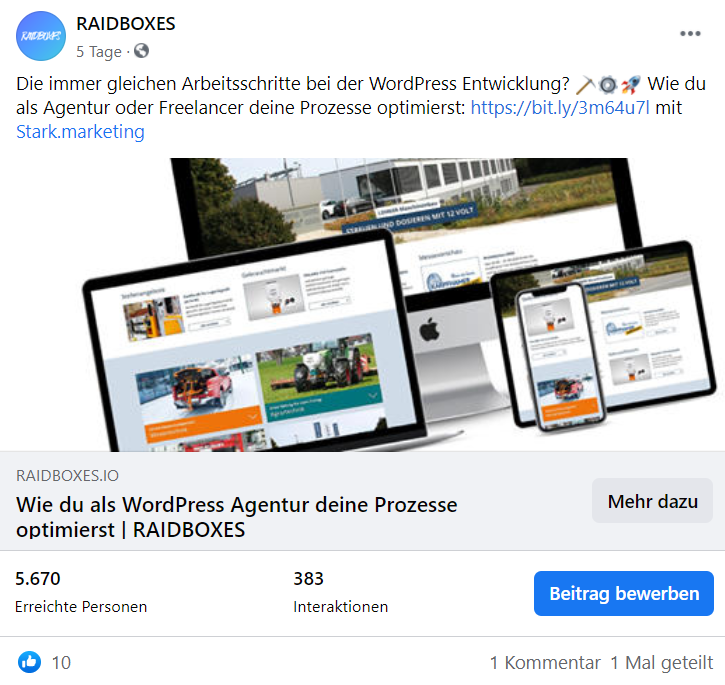 Warum nichts über deine eigene Website geht