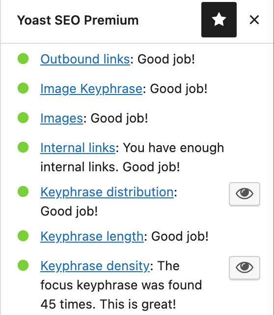 Recommandations Yoast Seo