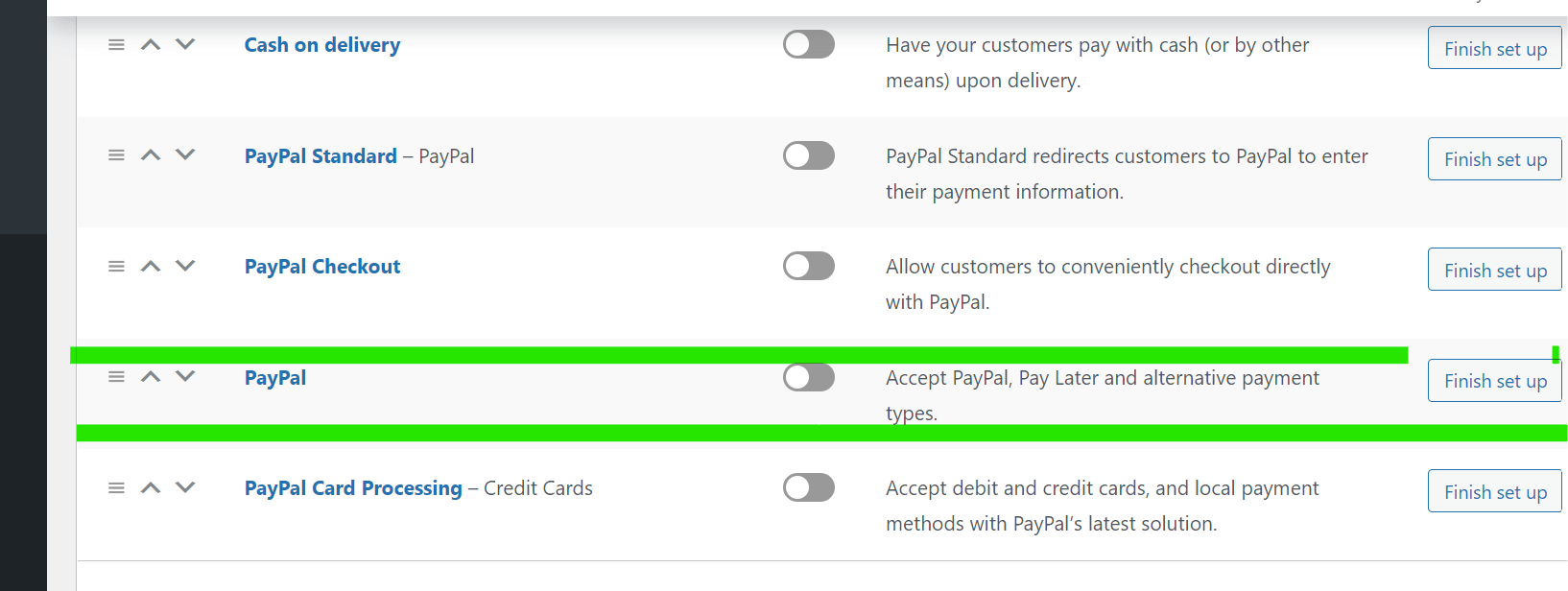 Accetta PayPal per WooCommerce