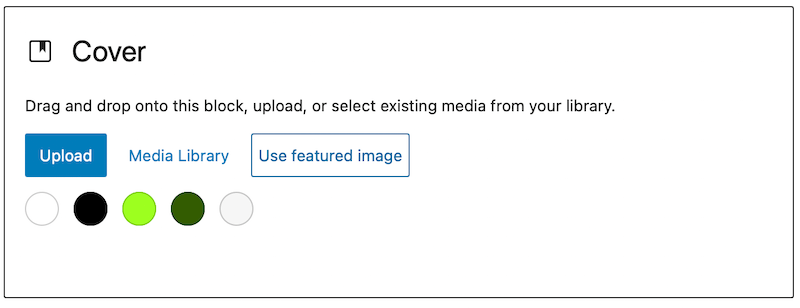 Featured images are easier selected in WordPresss 6.1