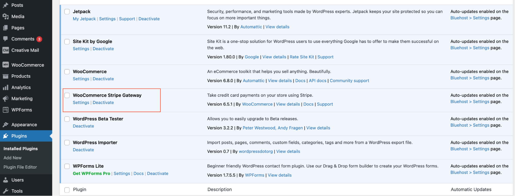 So richten du Stripe mit WooCommerce ein: Gehen du zu den Einstellungen des WooCommerce-Plugins Stripe Payment Gateway