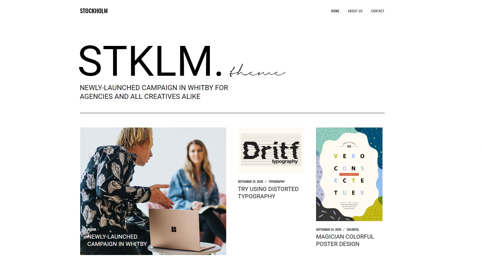 Stockholm: theme WordPress