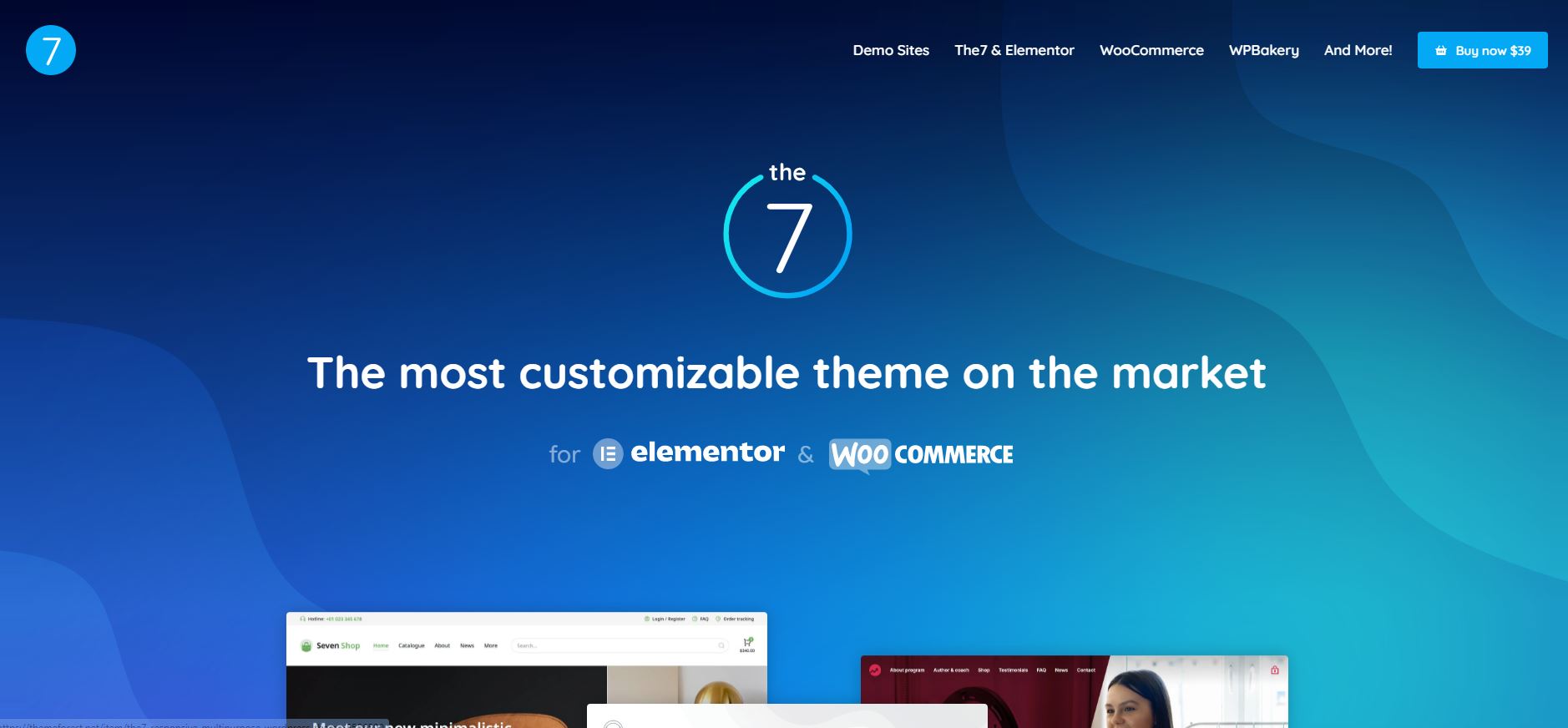 The7 WordPress theme