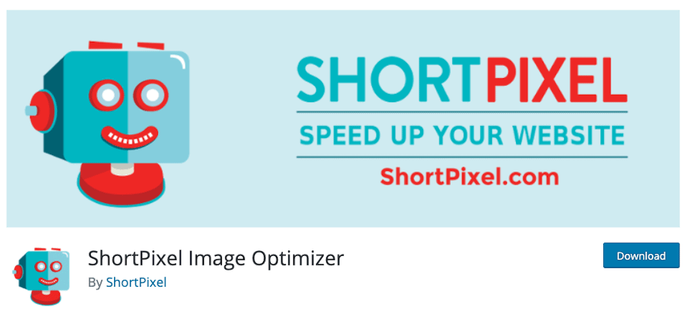 WordPress Bilder Storlekar Shortpixel