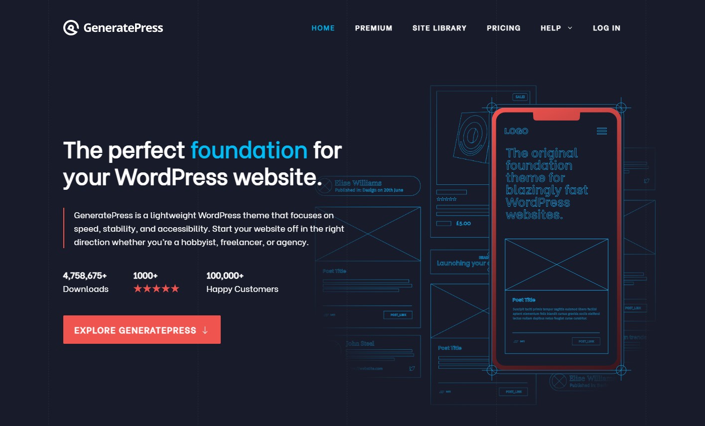 Fast WordPress Theme GeneratePress