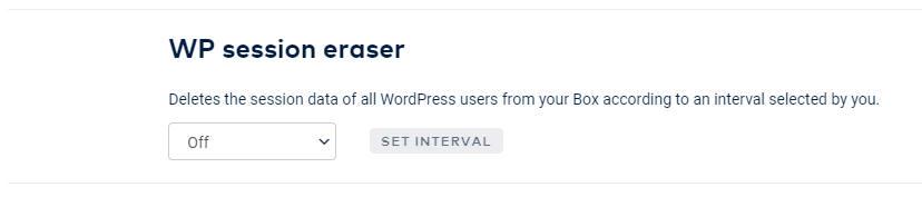 WordPress Session Eraser Raidboxes